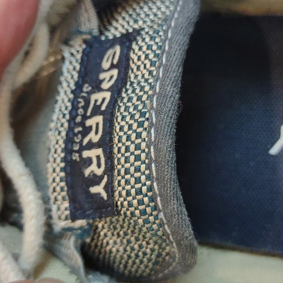 Sperry Topsider Men's Grey Halyard CVO Lace Up Saltwashed Sneaker - Picture 11 of 13